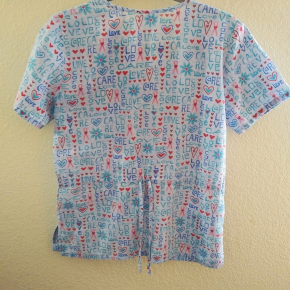 Scrub Top - (2/$10) Small Button Down - Picture 3 of 11
